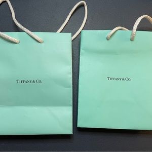 Lot of 2 Tiffany & Co. Gift Gift Bags